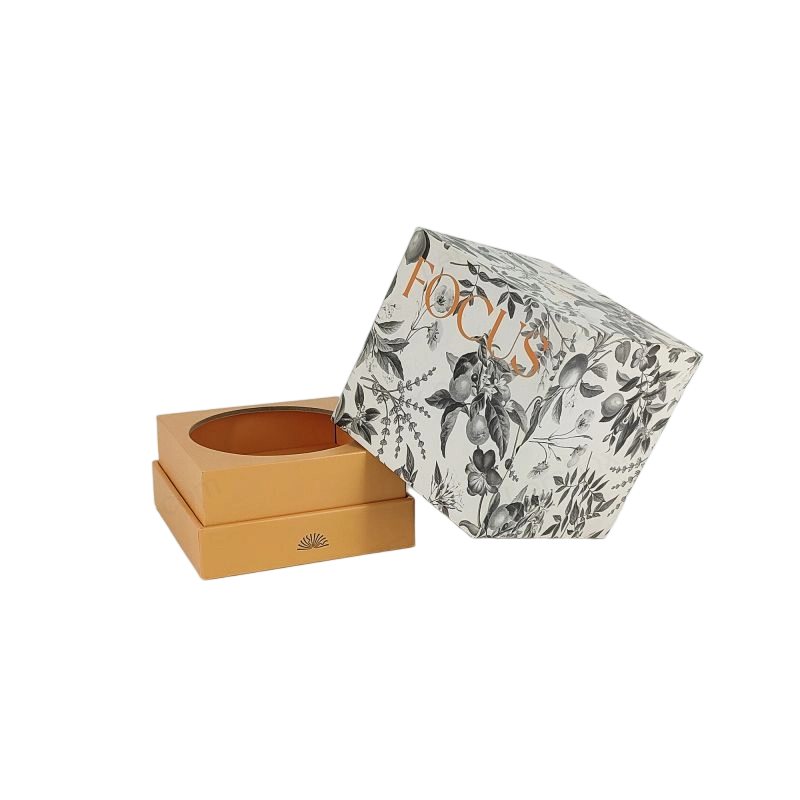 Парфюмельная коробка с золотой фольгой с пенойкой EVA и прочным дизайном ручной работы HP022